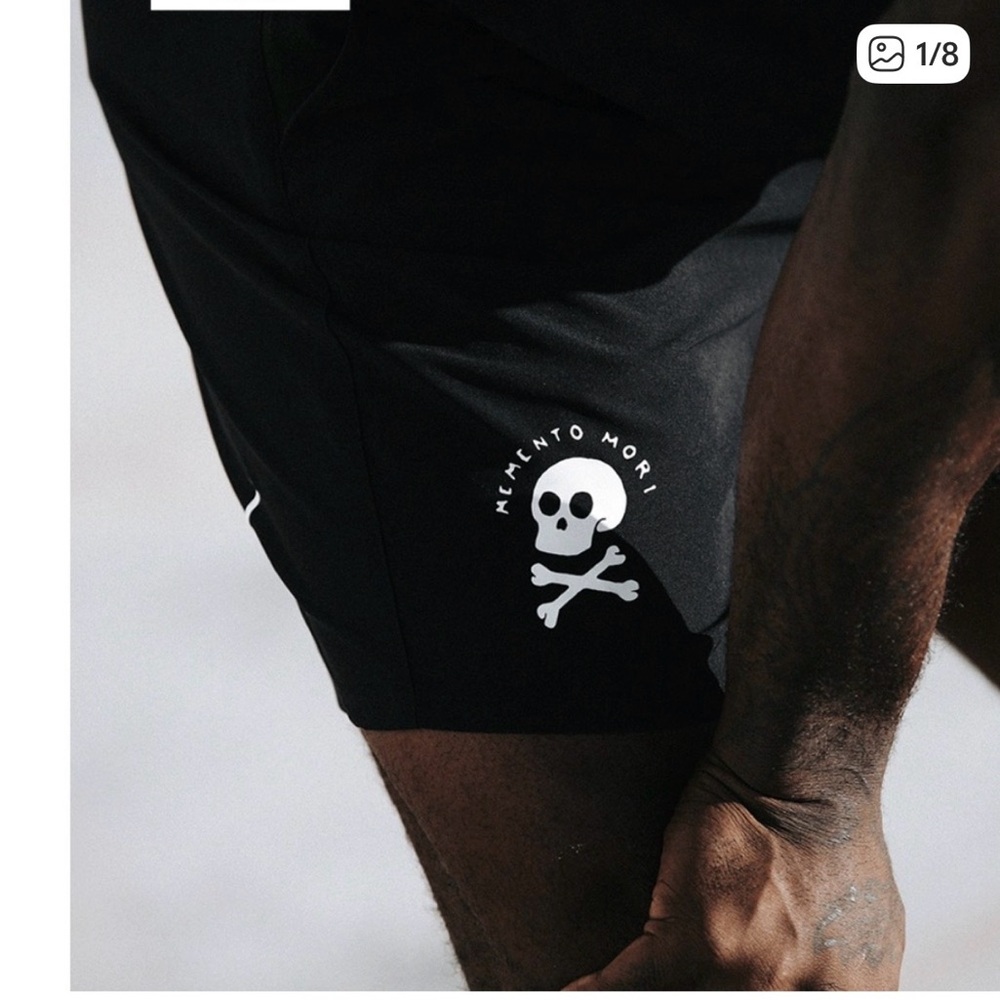 Ten Thousand Memento Mori Limited Edition Black Foundation Shorts